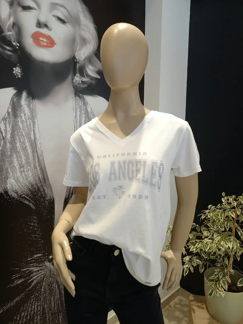 Remera Algodón Estampada