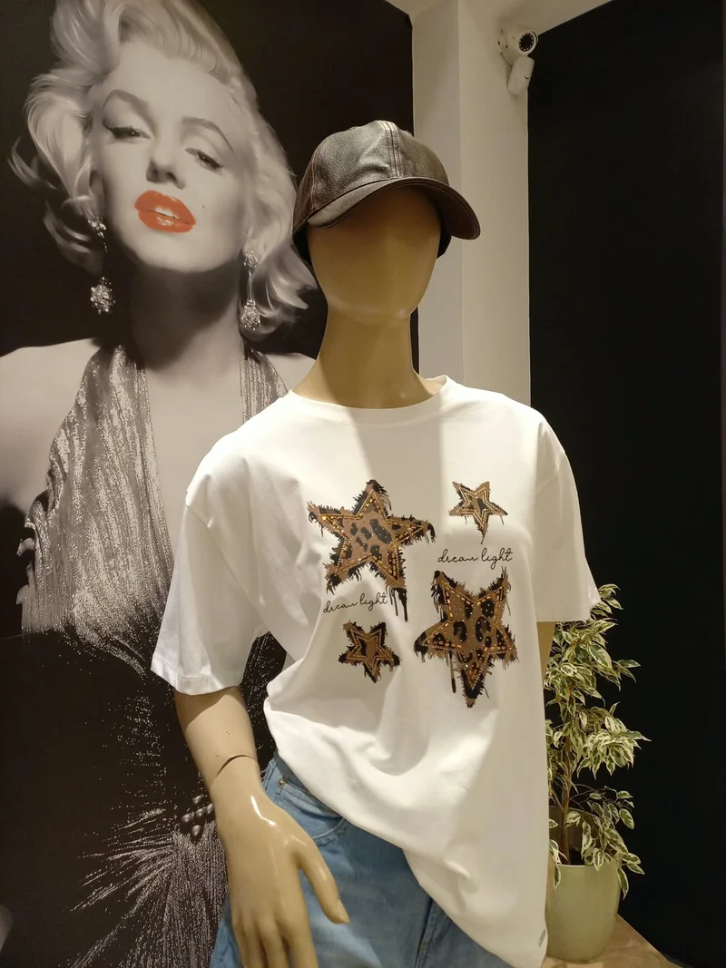 Remera Microfibra Bordada