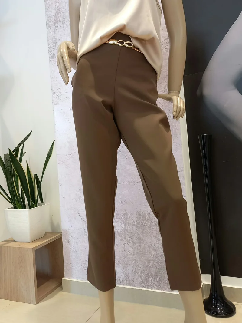 Pantalón Sastrero con Cintura Elastizada