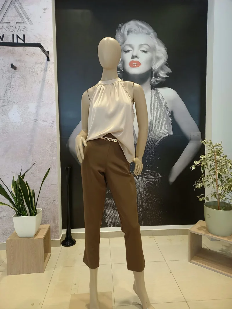 Pantalón Sastrero con Cintura Elastizada