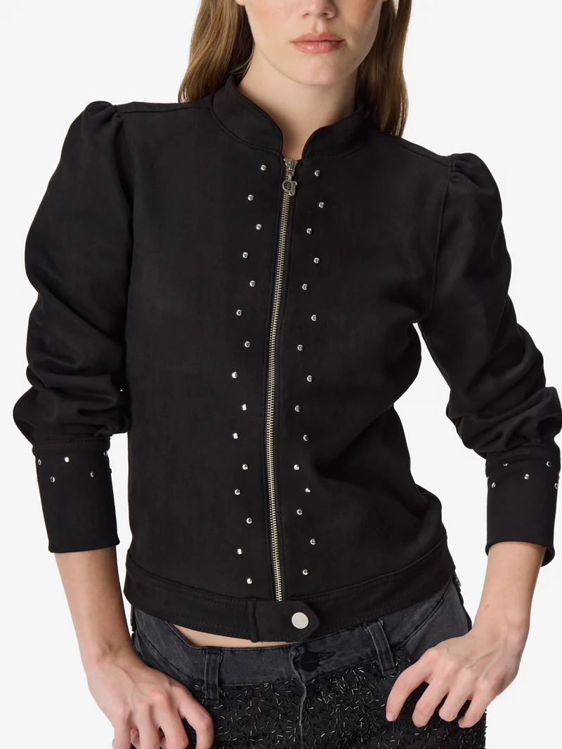 Campera Manga Princesa con Tachas