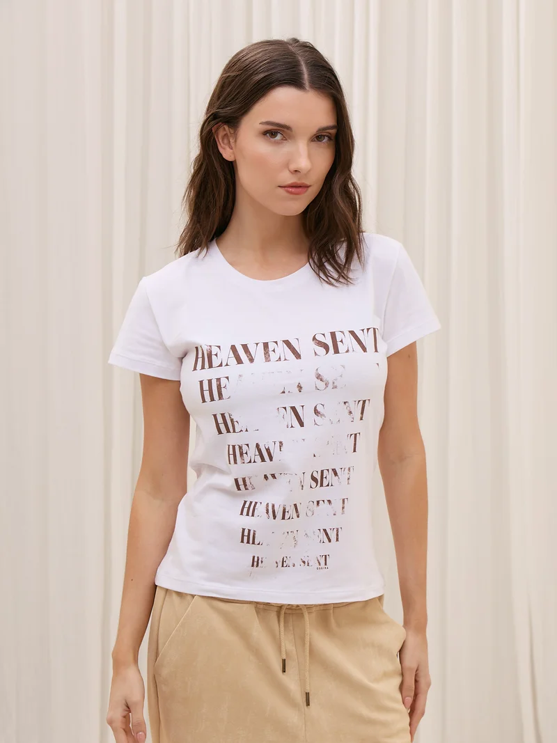 Remera c/Estampa Heaven Sent