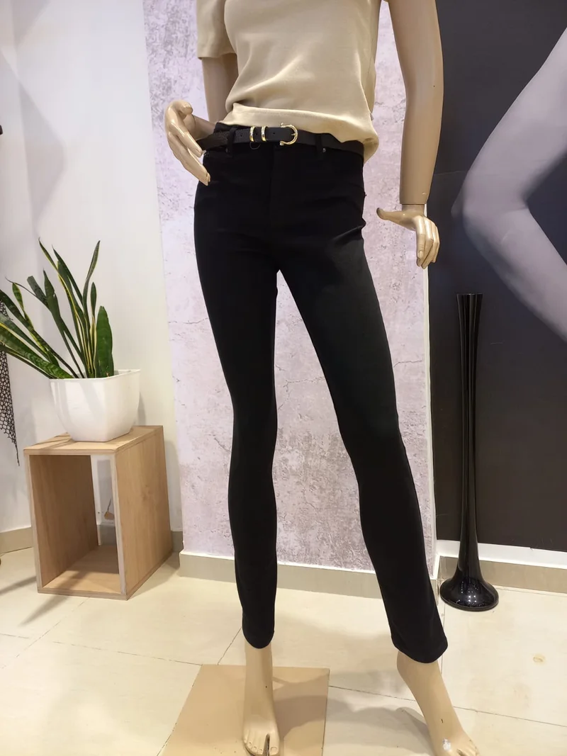 Jean Chupin Black Saten Ultra Black