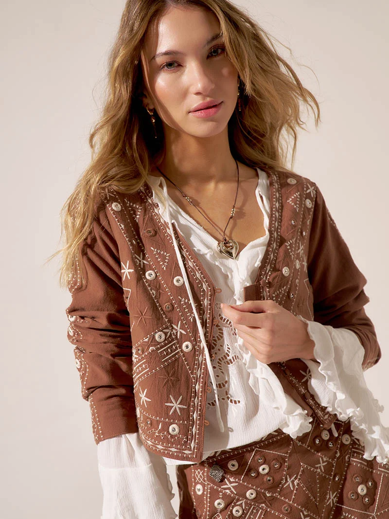 Chaqueta Bordada Elko