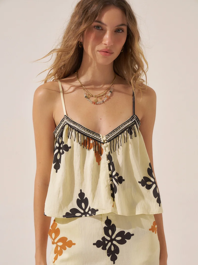 Top Sedita Estampada Pipa