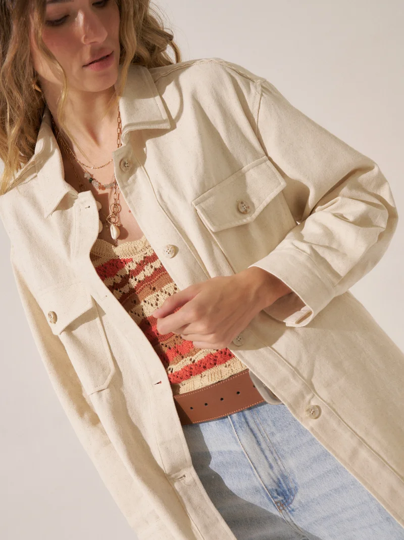 Campera de Gabardina Tiara