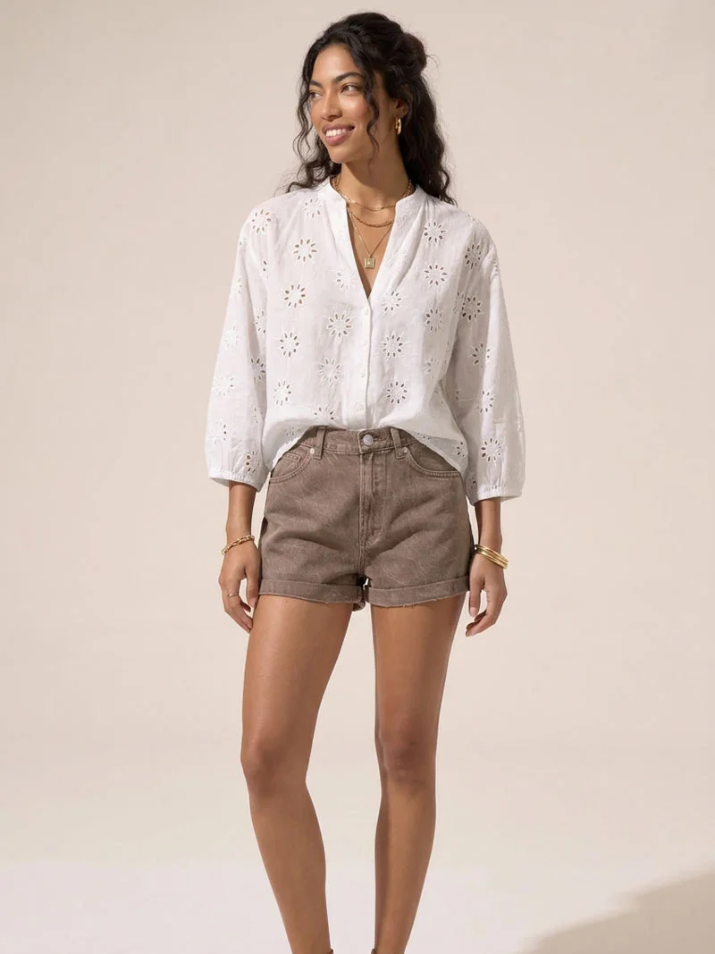 Blusa Broderie Nila