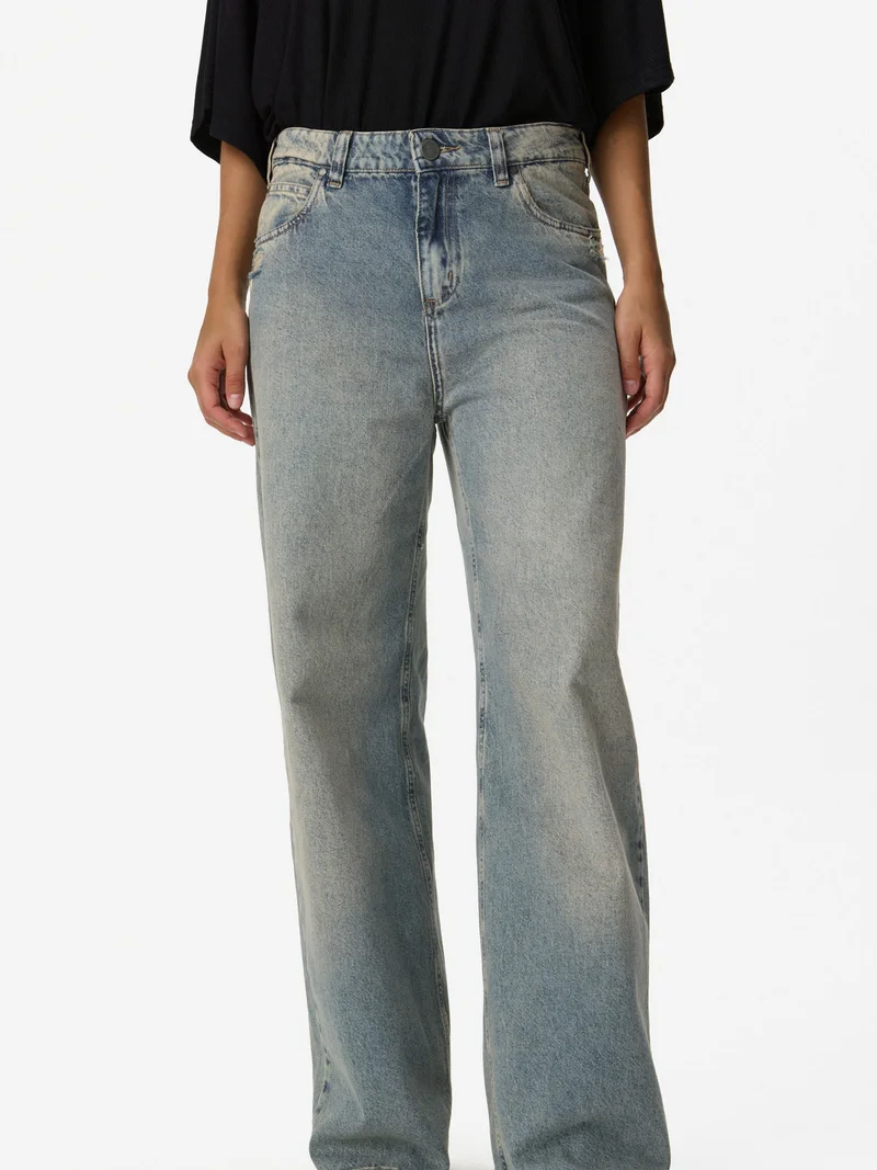 Jean Straight Relax Matizado