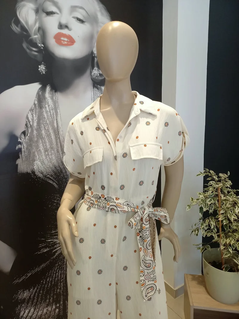 Mono Camisero Estampado Nessel