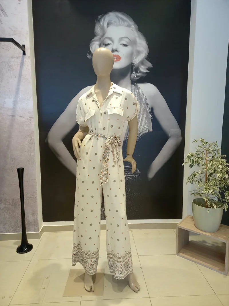 Mono Camisero Estampado Nessel