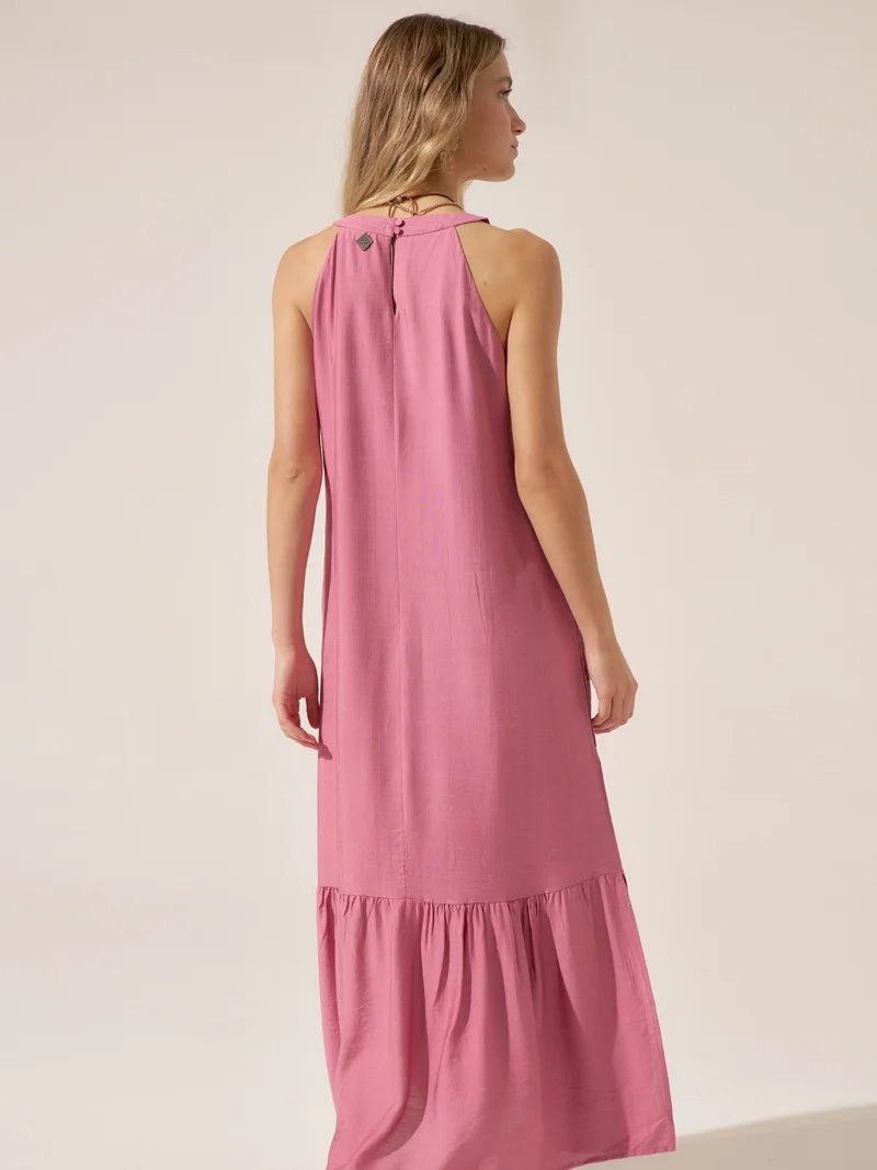 Vestido Largo con Bordado